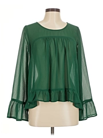 Xhilaration Long Sleeve Blouse (view 1)