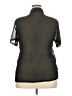 Assorted Brands 100% Polyester Black Short Sleeve Blouse Size 2X - photo 2