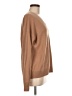 Nordstrom Signature 100% Cashmere Brown pullover sweater Size M - photo 4