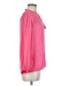 Day + Moon 100% Polyester Pink 3/4 Sleeve Blouse Size M - photo 4