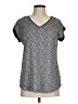 Express Silver Short Sleeve Top Size M - photo 1
