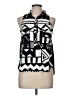 Seneca Rising 100% Rayon Black Sleeveless Button-Down Shirt Size Med (2) - photo 1