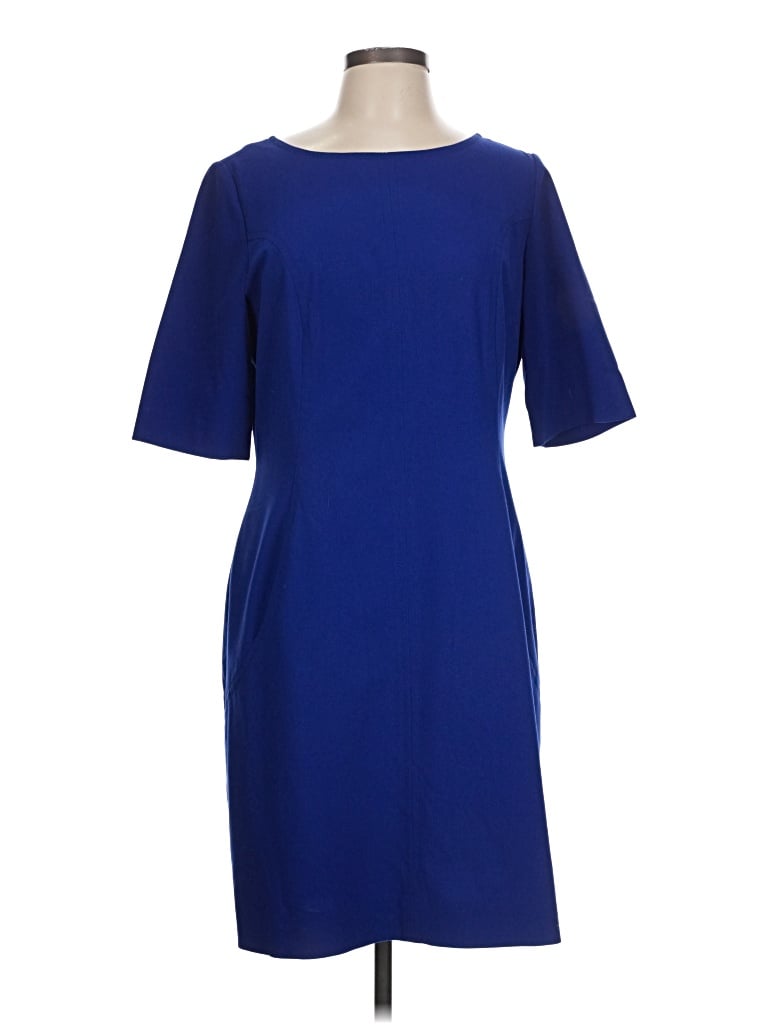 Pre-owned Tahari By Asl Casual Dress In Blue