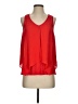 I.N. San Francisco 100% Polyester Red Sleeveless Blouse Size S - photo 1