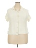 Lioness 100% Acrylic Ivory Cardigan Size 3X - photo 1