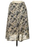 Daniel Rainn 100% Polyester Paisley Floral Tan Gold Casual Skirt Size S - photo 1