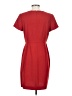 Ann Taylor LOFT Outlet 100% Polyester Solid Red Casual Dress Size 4 - photo 2