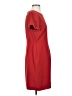 Ann Taylor LOFT Outlet 100% Polyester Solid Red Casual Dress Size 4 - photo 4
