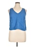 Lulus 100% Cotton Blue Tank Top Size XL - photo 1