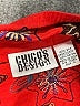 Chico's Design 100% Silk Floral Red 3/4 Sleeve Silk Top Size Sm (0) - photo 7