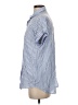 BeachLunchLounge Stripes Blue Short Sleeve Button-Down Shirt Size S - photo 5