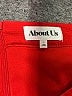 About Us 100% Polyester Red Casual Skirt Size S - photo 3