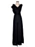 Luxxel 100% Polyester Solid Black Jumpsuit Size M - photo 1