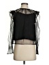 Ann Taylor LOFT 100% Polyester Black Sleeveless Blouse Size XXS - photo 1