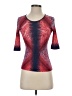 Peter Pilotto Red 3/4 Sleeve Top Size 4 - photo 1