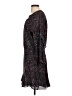 Parker 100% Polyester Print Black Casual Dress Size L - photo 5