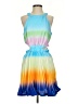 Jonathan Simkhai 100% Polyester Tie-dye Blue Casual Dress Size 4 - photo 1