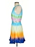 Jonathan Simkhai 100% Polyester Tie-dye Blue Casual Dress Size 4 - photo 5