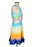 Jonathan Simkhai 100% Polyester Tie-dye Blue Casual Dress Size 4 - photo 4