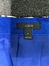 J.Crew 100% Polyester Floral Blue Casual Skirt Size 2 - photo 4