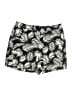 Carmen Carmen Marc Valvo 100% Polyester Tropical Black Shorts Size 4 - photo 1