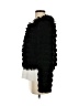 Blue Blush 100% Polyester Black Cardigan Size S - photo 5