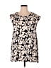 Liz Claiborne 100% Polyester Black Sleeveless Blouse Size XL - photo 1