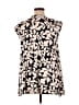 Liz Claiborne 100% Polyester Black Sleeveless Blouse Size XL - photo 2