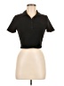 ABound Black Short Sleeve Blouse Size M - photo 1