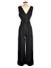 J.Crew 100% Polyester Solid Black Jumpsuit Size 2 - photo 2