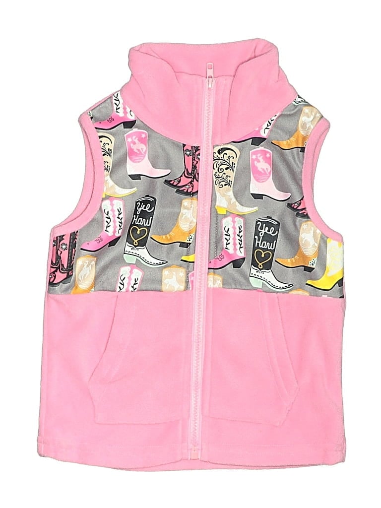 Pre-owned Assorted Brands Kids' Vest In Pink