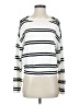 June & Hudson Stripes White Pullover Sweater Size S - photo 1