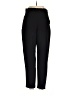 Topshop 100% Polyester Solid Black Casual Pants Size 6 - photo 2