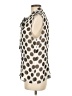 Tahari by ASL 100% Polyester Polka Dots Silver Sleeveless Blouse Size L - photo 5