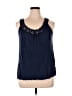 RXB 100% Rayon Blue Sleeveless Blouse Size XL - photo 1