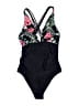 Cupshe Tropical Black One Piece Swimsuit Size XL - photo 1