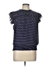 1.State 100% Polyester Polka Dots Blue Sleeveless Blouse Size L - photo 1