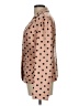 Coldwater Creek Polka Dots Pink Gold Blazer Size L - photo 5