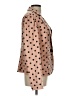 Coldwater Creek Polka Dots Pink Gold Blazer Size L - photo 4