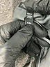 Eileen Fisher 100% Silk Chevron-herringbone Gray Coat Size M - photo 8