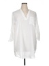 Unbranded 100% Polyester White Casual Dress Size XL (estimated) - photo 1