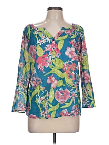 Westbound 3/4 Sleeve Blouse (view 1)