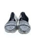 Donald J Pliner 100% Leather Houndstooth Silver Flats Size 9 - photo 2