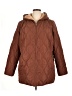 Susan Graver 100% Polyester Argyle Brown Coat Size XL - photo 1
