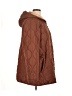 Susan Graver 100% Polyester Argyle Brown Coat Size XL - photo 4