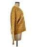 Diane von Furstenberg Tweed Solid Yellow Pullover Sweater Size M - photo 4