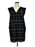 Leith Plaid Black Casual Dress Size XL - photo 1
