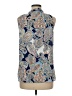 Neiman Marcus 100% Polyester Paisley Blue Sleeveless Blouse Size M - photo 2