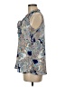Neiman Marcus 100% Polyester Paisley Blue Sleeveless Blouse Size M - photo 5
