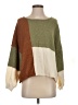 by the River Color Block Green Pullover Sweater Size Sm - Med - photo 1